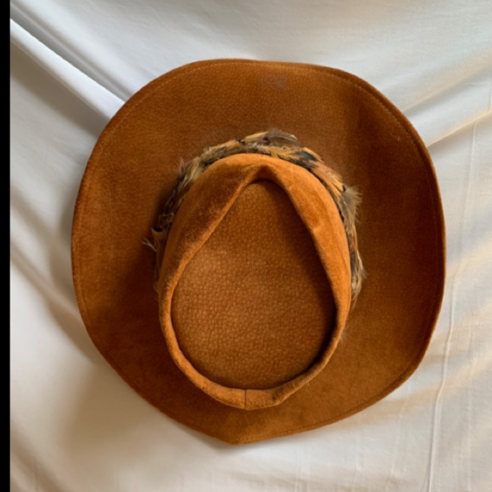 Unique Handmade Feather Cowboy Hat
